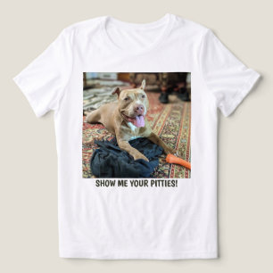 Lustige Pit-Bull-Mama Tri-Blend Shirt