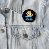 Lustige Pixel-Art-Shiba-Inu-Hund-Meme Button (Beispiel)