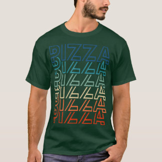 Lustige Pizza 80er Retro Vintage Carb Pizza & Food T-Shirt