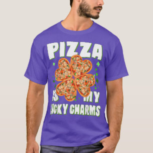 Lustige Pizza ist mein Glücksbringer, Pizza St Pat T-Shirt