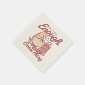 Lustige Pizza-Katze Serviette (Ecke)