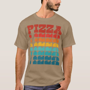Lustige Pizza Retro Vintage Carb Pizza Liebhaber F T-Shirt