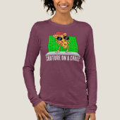 lustige Pizza Tri-Blend Shirt (Vorderseite)