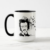 Lustige Poe-Tasse Tasse (Links)