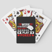 Lustige Poker-Arbeitswortkunst Spielkarten (Rückseite)