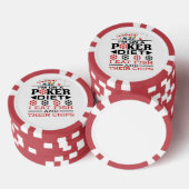 Lustige Poker-Diät-Chips-Spruch Pokerchips (Stapel)
