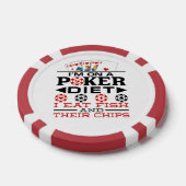 Lustige Poker-Diät-Chips-Spruch Pokerchips (Einzeln)