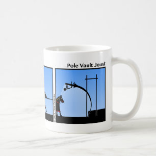 Lustige Pole-Wölbungs-Turnier Stickman Tasse - 10
