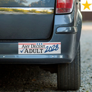 Lustige Politik Wahl 2028 Politischer Witz  Autoaufkleber