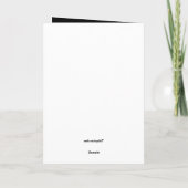 Lustige politische Anti-Demokraten Halloween Karte (Rückseite)