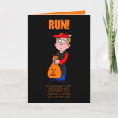 Lustige politische Anti-Demokraten Halloween Karte (Vorderseite)