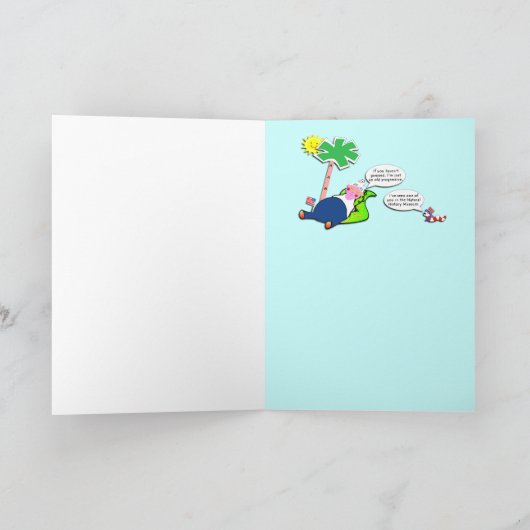 Lustige politische Grußkarte für Progressisten Karte (Innenseite)