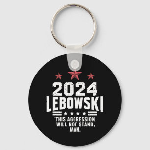 Lustige politische Lebowski-Wahlstimme 2024 Schlüsselanhänger