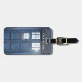 Lustige Polizei-Kastenreisende Gepäckanhänger (Vorderseite horizontal)