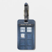 Lustige Polizei-Kastenreisende Gepäckanhänger (Rückseite vertikal)