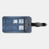 Lustige Polizei-Kastenreisende Gepäckanhänger (Rückseite horizontal)