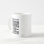 lustige polnische Tasse (Vorderseite Links)