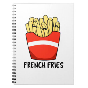 Lustige Pommes Frites-Witze Notizblock
