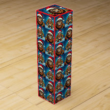 Lustige Pop-Art-Bigfoots-Weihnachten