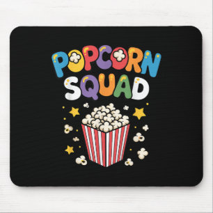 Lustige Popcorn-Kunst für Männer Frauen Kinder Pop Mousepad