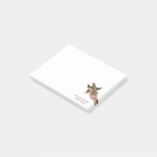 Lustige Post-it® Notizen Spielender Giraffe - Benu