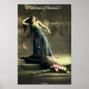 LUSTIGE POSTER - VAMPYRE TÄNZE - VINTAGE & RETRO