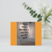 lustige Postkarte (Stehend Vorderseite)