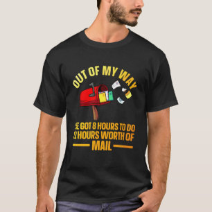 Lustige Postmitarbeiter Kunst für Männer Frauen Po T-Shirt