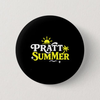Lustige Pratt Sommer Grafikdesign Button