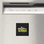 Lustige Pratt Sommer Grafikdesign Magnet (In Situ (Geschirrspüler))