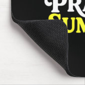 Lustige Pratt Sommer Grafikdesign Mousepad (Ecke)