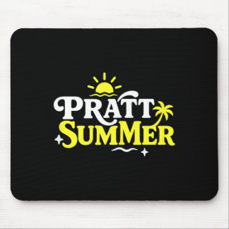 Lustige Pratt Sommer Grafikdesign Mousepad