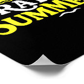 Lustige Pratt Sommer Grafikdesign Poster (Ecke)
