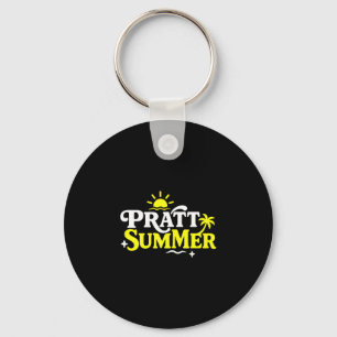 Lustige Pratt Sommer-Grafikdesign  Schlüsselanhänger