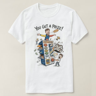 Lustige Preis-Herausforderung Cartoon T-Shirt