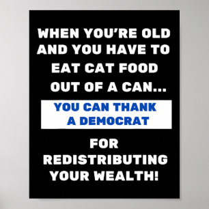 Lustige Pro Republikanische Anti Demokratische Pol Poster