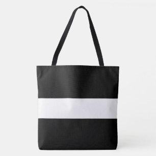 Lustige professionelle breite schwarze weiße nauti tasche