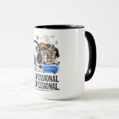 Lustige professionelle WFH-Kaffeetasse, Geschenk f Tasse (VorderseiteRechts)