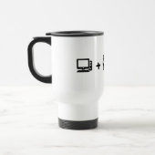 Lustige Programmierer-Code-Kaffeetasse - Software- Reisebecher (Links)