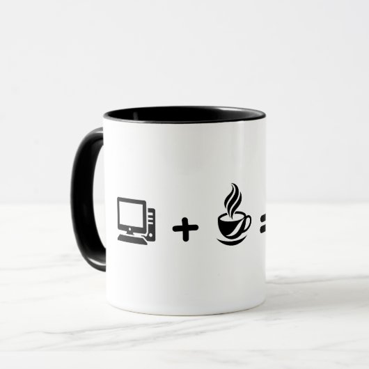 Lustige Programmierer-Code-Kaffeetasse - Software- Tasse (Vorderseite Links)