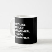 Lustige Programmierer und Entwickler Arbeitszitate Kaffeetasse (Vorderseite Links)