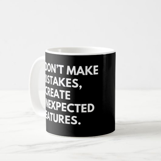 Lustige Programmierer- und Entwickler-Sprüche Kaffeetasse (Vorderseite Links)