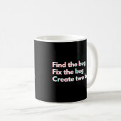 Lustige Programmierung für Programmierer und Entwi Kaffeetasse (VorderseiteRechts)