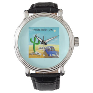 Lustige Proktologie-GPS-Uhr Armbanduhr