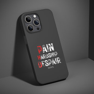 Lustige Promotion Doktorarbeit Schmerz Härte Verzw iPhone 15 Pro Hülle