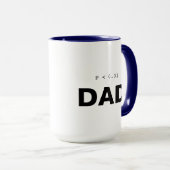 Lustige Psychologiestatistik-Tasse | Signifikanter Tasse (VorderseiteRechts)