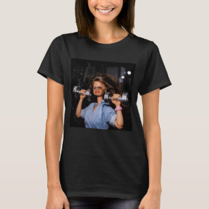 Lustige Puppe Gewichtheben Fitnessstudio Meme Fitn T-Shirt