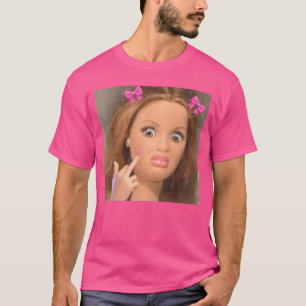 Lustige Puppen-Gesicht-Meme-Junge T-Shirt