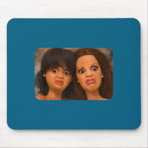 Lustige Puppen-Gesichts-Meme Witzig Ekelhaft 2 Pup Mousepad