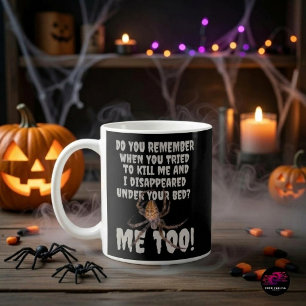 Lustige Rache der Spinne Halloween Kaffeetasse